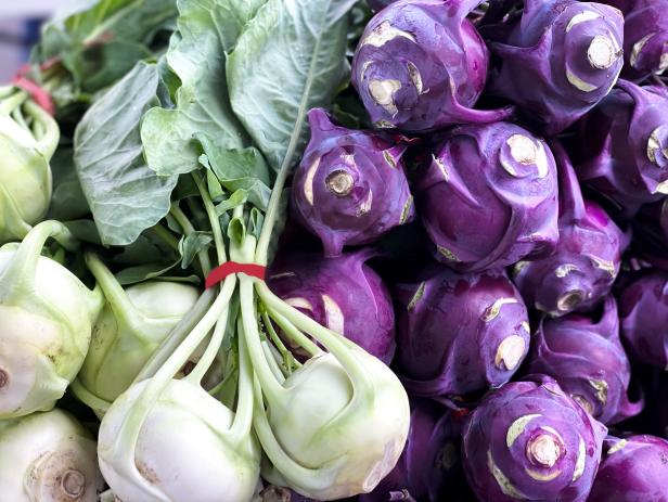 fresh cabbage turnips