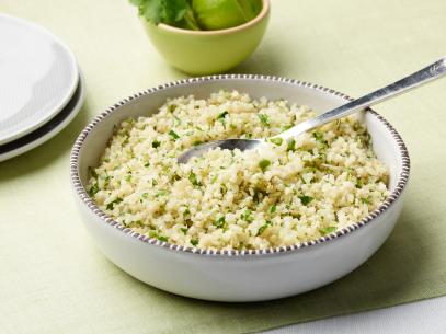 Food Network Kitchen’s Cilantro Lime Cauliflower Rice, as seen on Food Network.