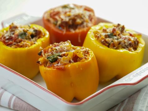 Brown Rice Stuffed Peppers