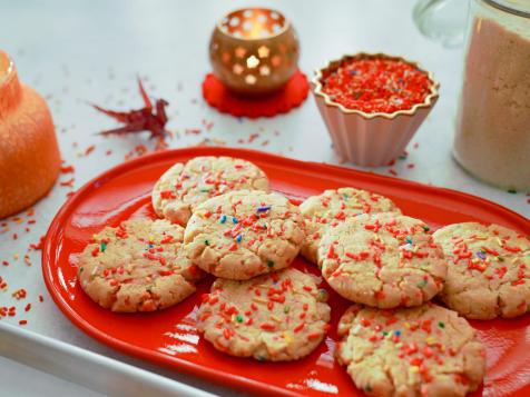 Sprinkly Almond Cookies