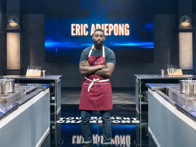 Contestant Eric Adjepong, as seen on Tournament of Champions, Season 3.