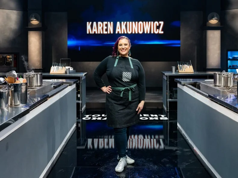 Contestant Karen Akunowicz, as seen on Tournament of Champions, Season 3.