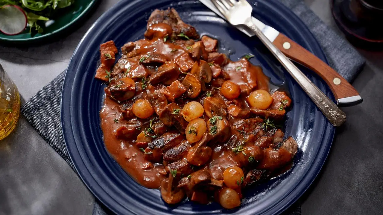 Steak Bourguignon