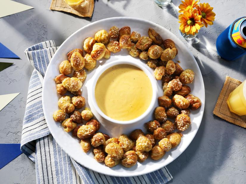 Miss Kardea Brown's Beer Cheese and Soft Pretzel Bites, as seen on the Food Networks, Delicious Miss Brown, Season 6.