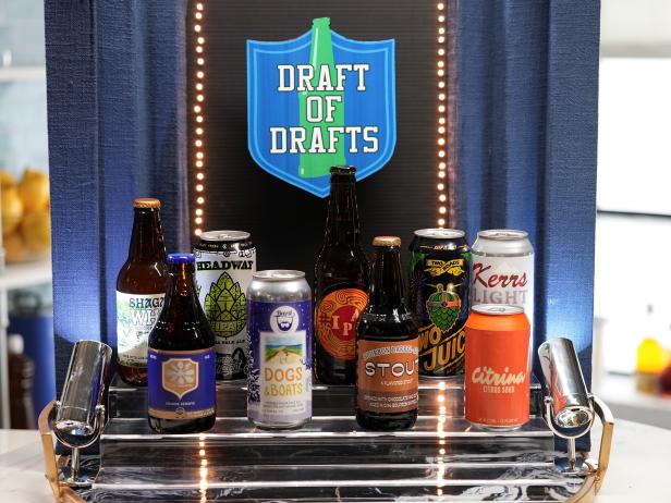 The Kitchen hosts have a "Draft of Drafts" to select their go to beers for game day, as seen on The Kitchen, season 30.