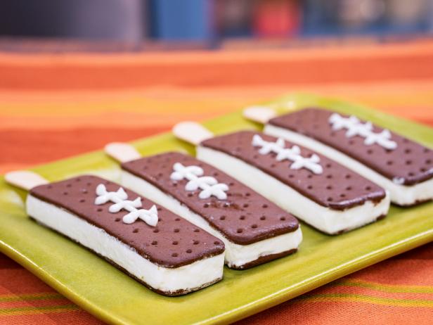 The Kitchen hosts share Touchdown Touches and make Football Ice Cream Sandwiches, as seen on The Kitchen, season 30.
