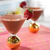 Katie Lee Biegel makes her Chocolate Covered Strawberry Mocktail, as seen on The Kitchen, season 30.