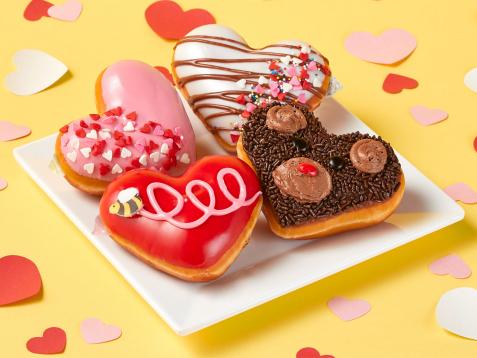 We’re Gushing Over Krispy Kreme’s New Valentine’s Day Doughnuts