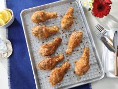 Rice cereal is not just for breakfast. It also happens to be a great coating for fried chicken. (Just make sure you don't buy the frosted rice cereal.)