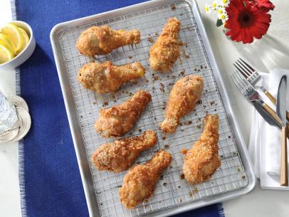 Miss Kardea Brown's Crispy Rice-Coated Fried Chicken, as seen on the Food Networks, Delicious Miss Brown, Season 6.