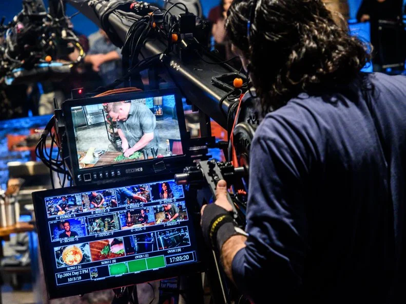 BTS of Beat Bobby Flay, season 27.