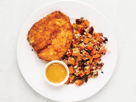 Chicken Milanese with Sweet Potato Salad