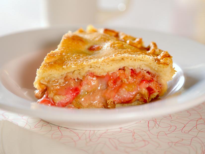 Strawberry Rhubarb Pie as served at J's Prairie Rose Café in Laramie, WY, as seen on Diners, Drive-Ins and Dives, season 35.