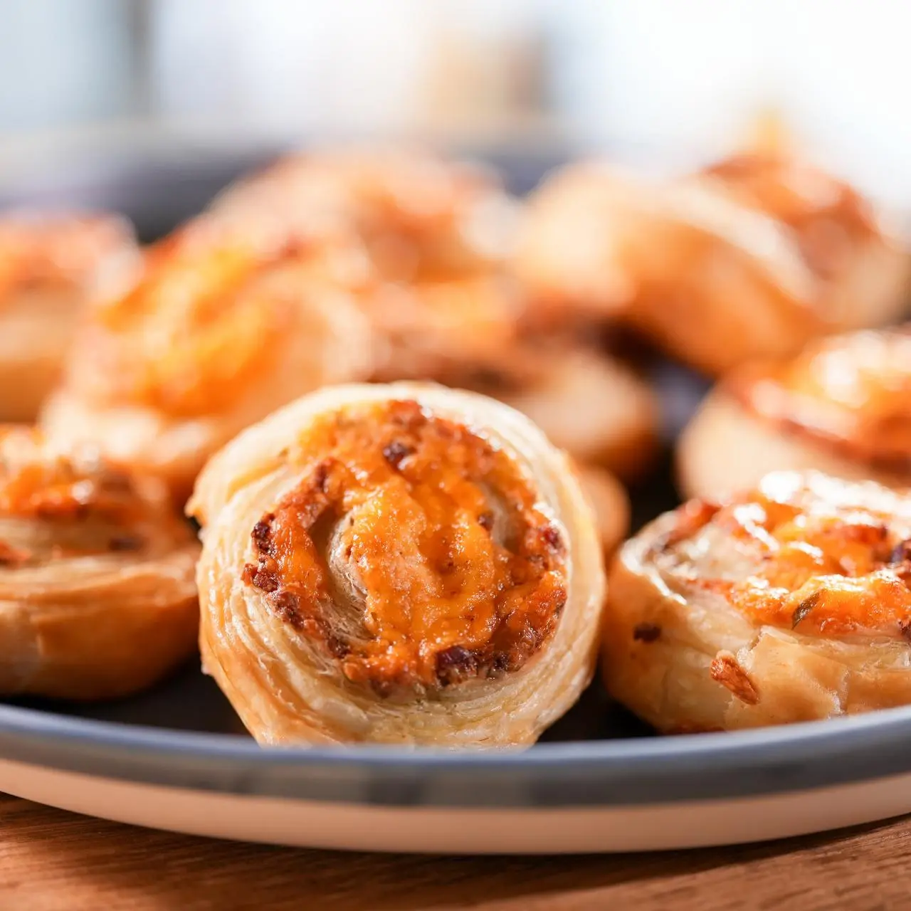 Cheddar and Bacon Pinwheels Recipe | Jeff Mauro | Food Network
