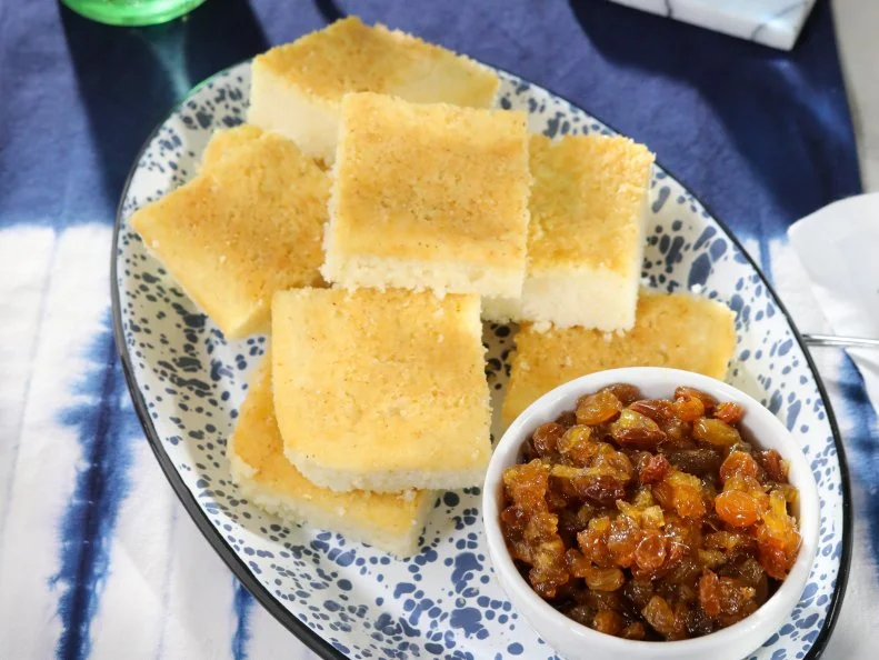 Miss Kardea Brown's Sweet Bread with Pineapple Chutney, as seen on the Food Networks, Delicious Miss Brown, Season 6.