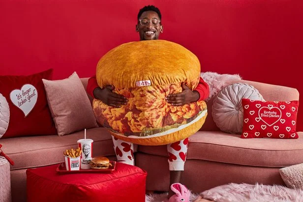 Starting today, the limited-edition larger-than-life KFC Chicken Sandwich Snuggler is available exclusively on PillowPets.com for $99.99, while supplies last.