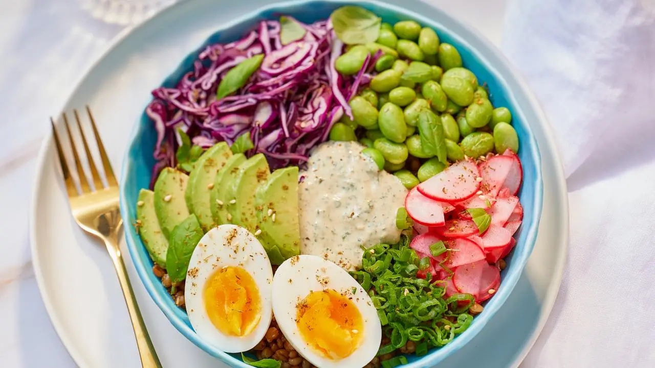 Herby Tahini Grain Bowl