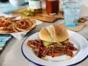 Miss Kardea Brown's Brisket Sloppy Joes with Frizzled Onions, as seen on the Food Networks, Delicious Miss Brown, Season 6.