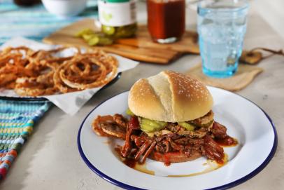 Country Sloppy Joes with Fried Onions-image