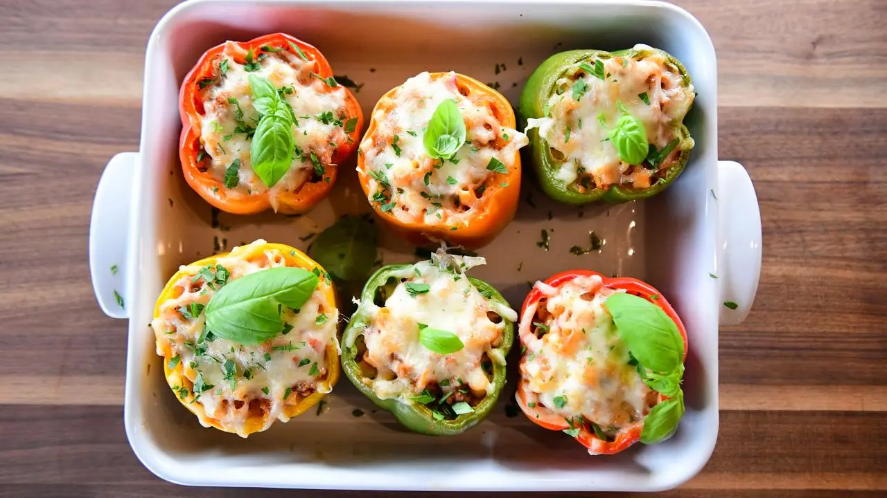 Pasta Stuffed Peppers Recipe 