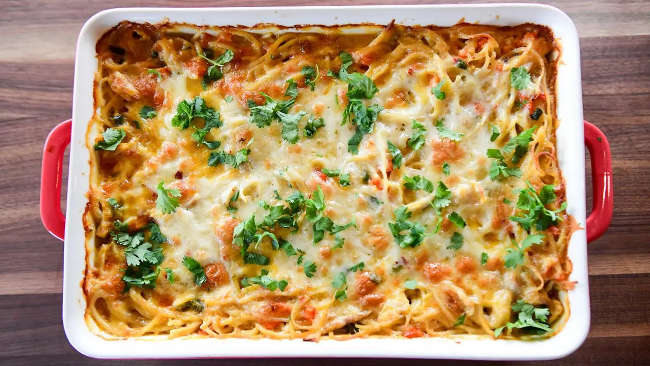 Tex-Mex Chicken Spaghetti