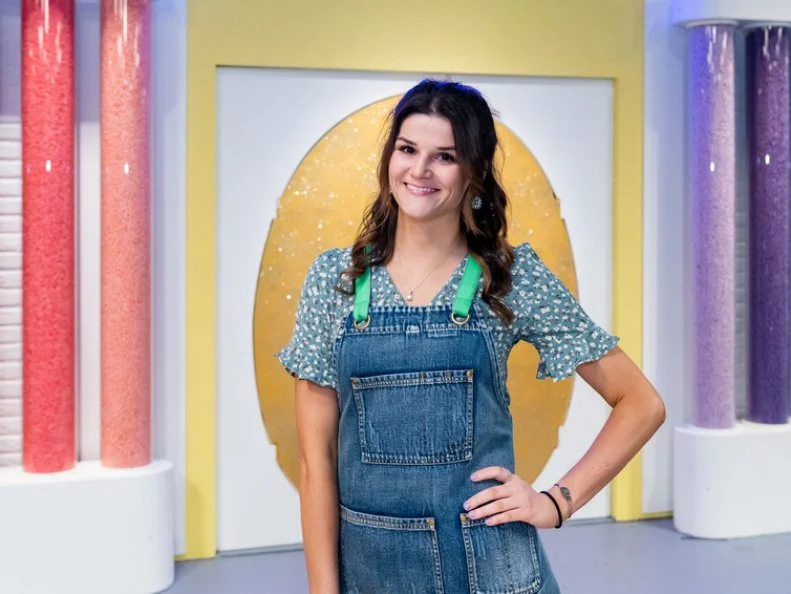 Portrait of contestant Kathleen Faliskie, as seen on Spring Baking Championship: Easter Season 2.