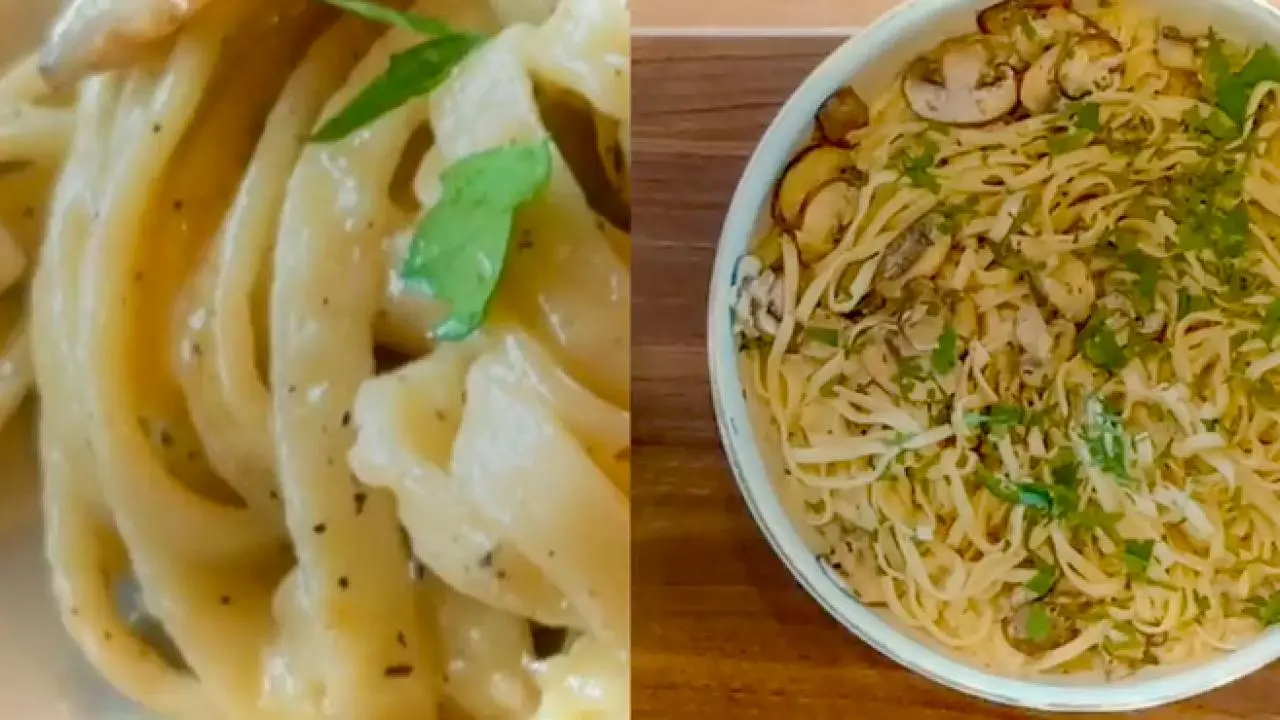 Mushroom and Black Pepper Pasta