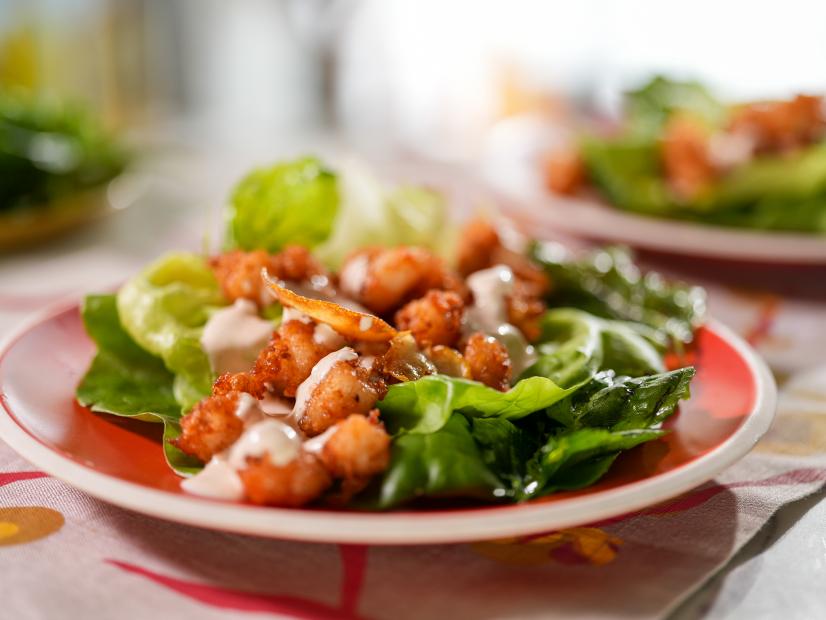 Alex Guarnaschelli makes her Shrimp with a Yuzu Dressing, as seen on The Kitchen, season 30.