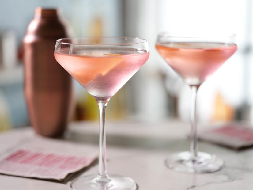 Geoffrey Zakarian makes his Pink Gin Martini, as seen on The Kitchen, season 30.