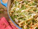 Geoffrey Zakarian makes his Spring Pasta with Mushrooms, Chilies, and Spring Peas, as seen on The Kitchen, season 30.