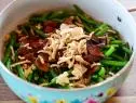 Close-up of Grandma's Green Beans, as seen on The Pioneer Woman, season 30.