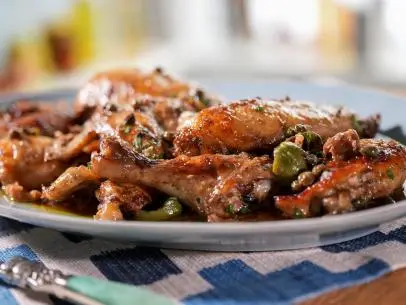 Katie Lee Biegel makes her Chicken Marbella, as seen on The Kitchen, season 30.