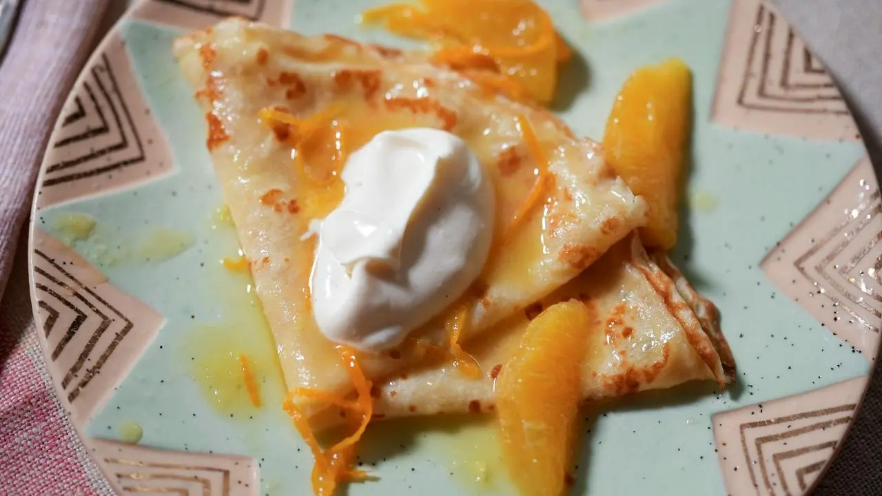 Geoffrey's Crepes Suzette