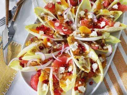 Miss Kardea Brown's Citrus and Endive Salad, as seen on the Food Networks, Delicious Miss Brown, Season 6.