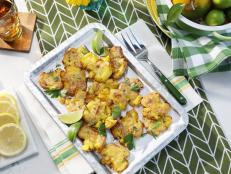 The great thing about these potatoes is that every inch of them is crispy. The infused lime herb oil is my secret weapon for delivering the ultimate tangy, citrusy flavor.
