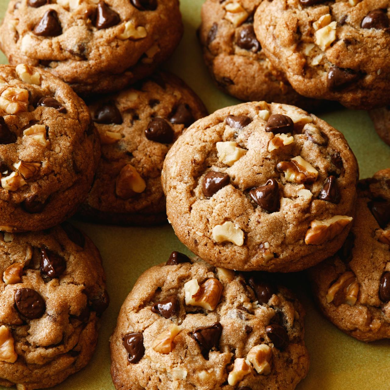 Gooey Brown Butter Walnut Chocolate Chunk Cookies with Sea Salt - Baker by  Nature