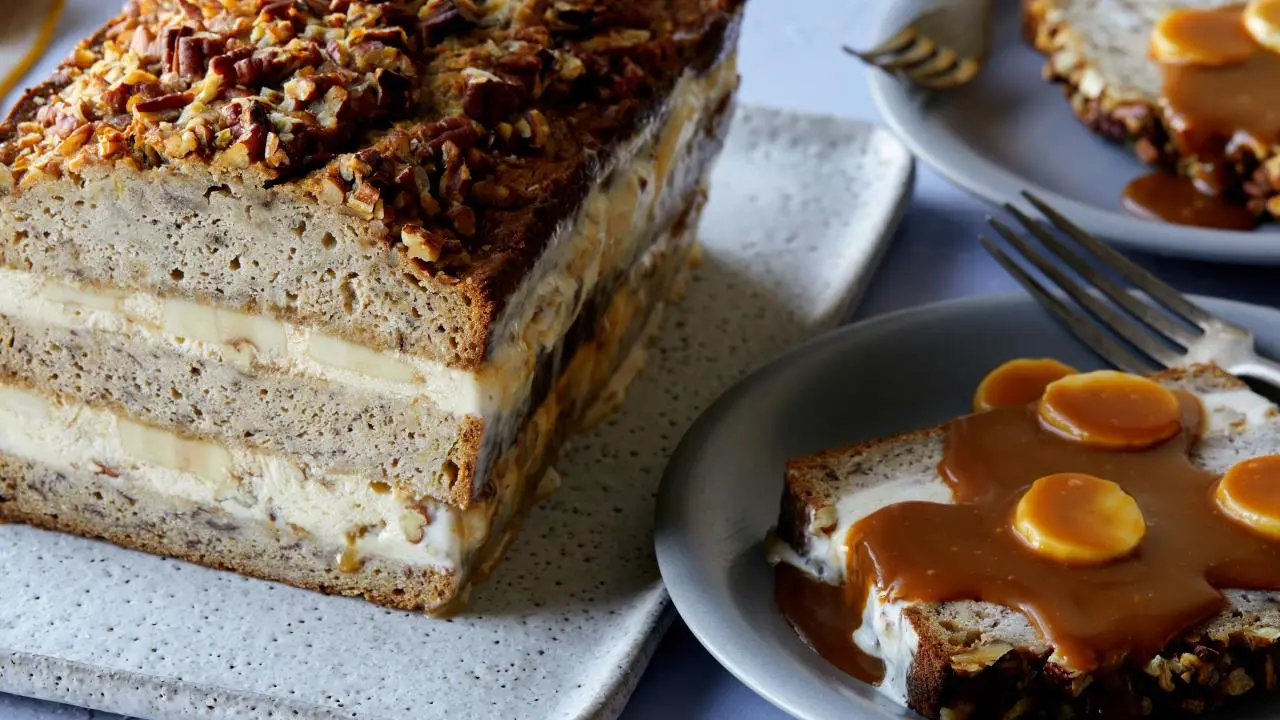 Banana Bread Ice Cream Loaf