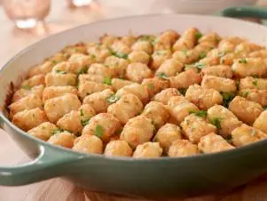 Beauty shot of Molly's Paprikash Hotdish, as seen on Girl Meets Farm: Our Farmhouse Restoration.