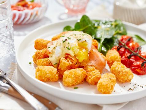 Potato Tot Eggs Benny