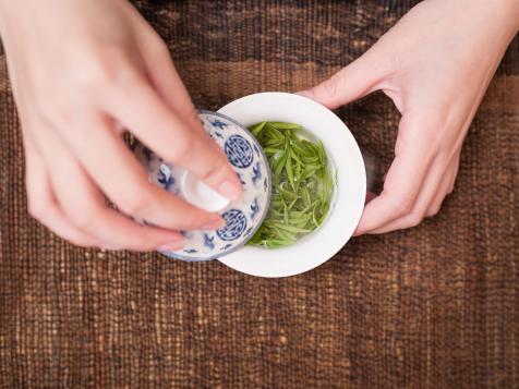 This tea bag holding mug lets you steep as you need