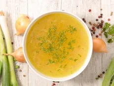 broth with ingredient