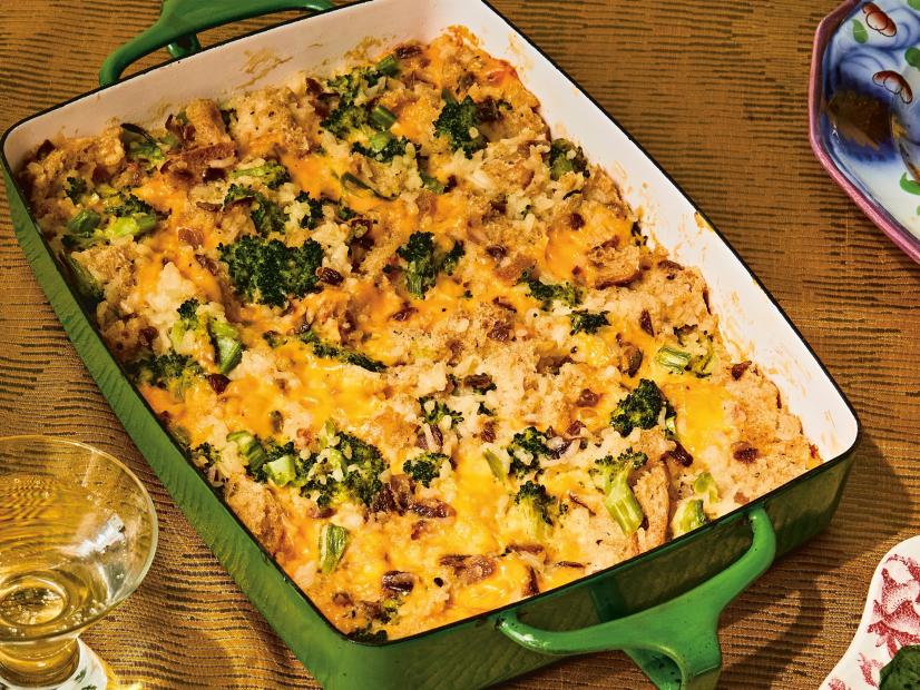 Aunt Anne’s Broccoli-Cheese Rice Casserole Recipe | Eric Kim | Food Network