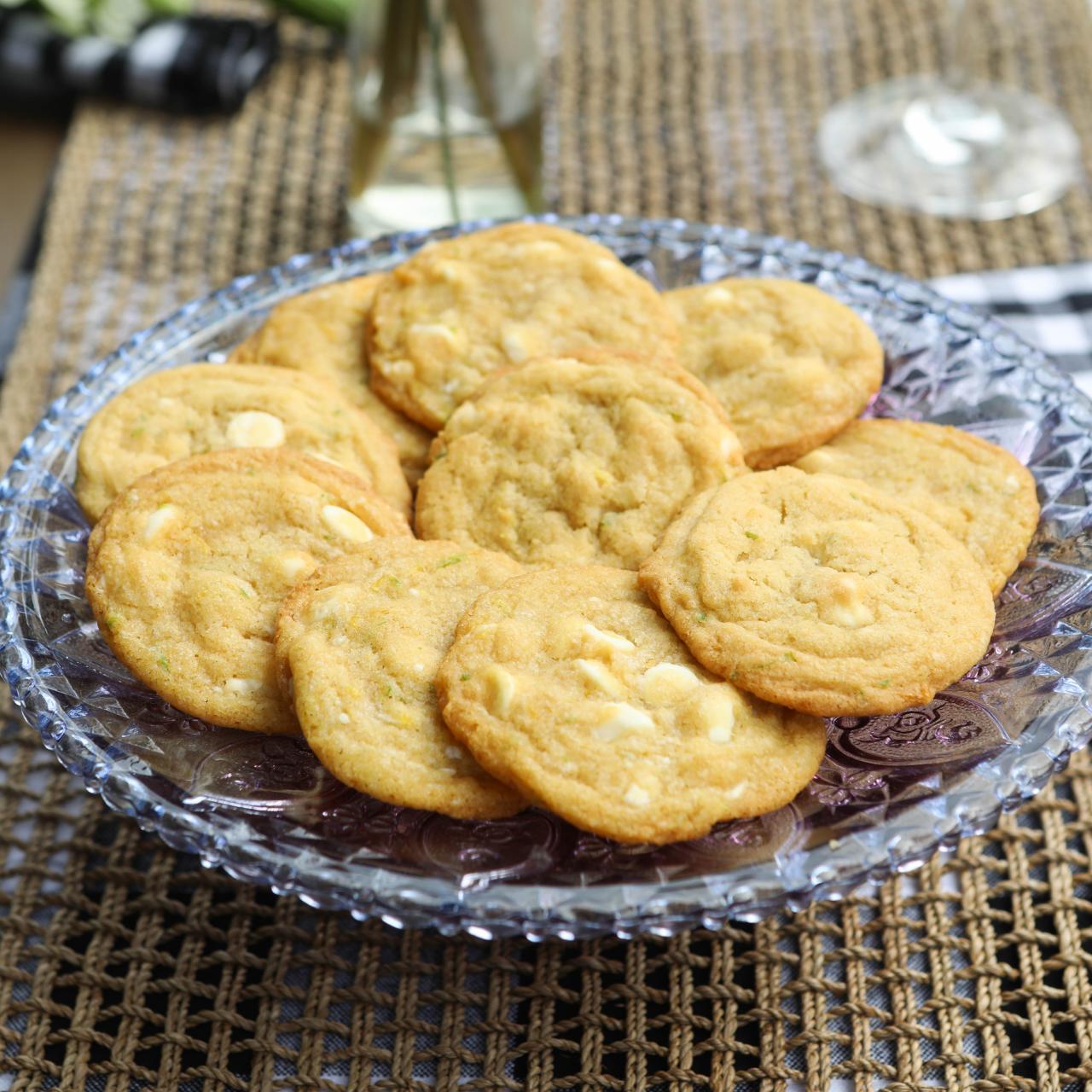 White Chocolate Lemon Sugar Cookies - Belle of the Kitchen