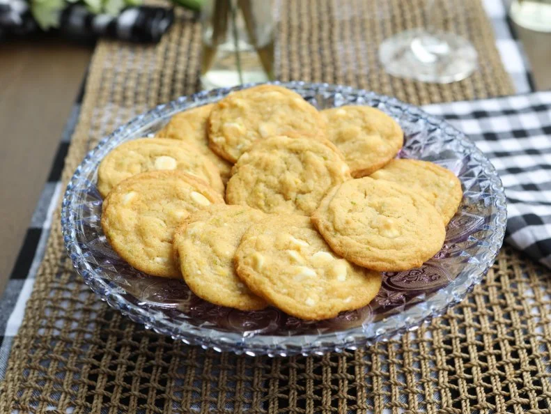 Lemon Lime White Chocolate Chip Cookies as seen on Valerie's Home Cooking, Season 13.