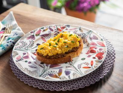 Soft Scrambled Eggs on Toast as seen on Valerie's Home Cooking, Season 13.