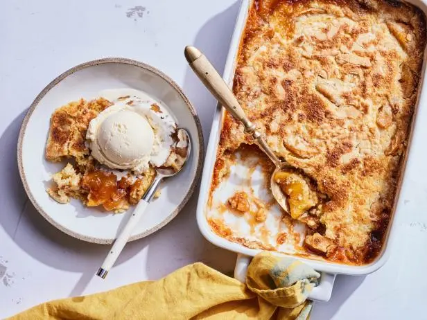 Cake Mix Peach Cobbler Recipe | Food Network Kitchen