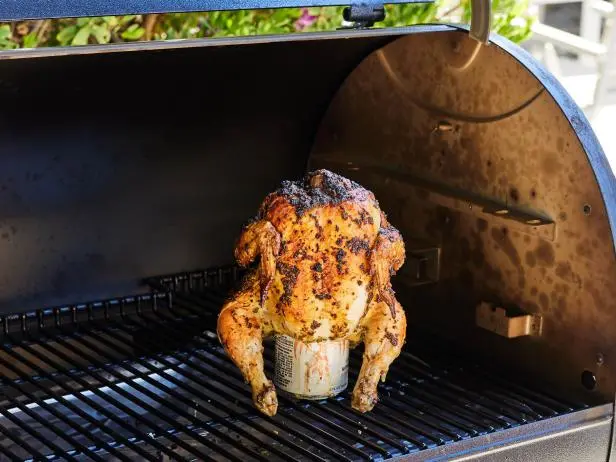 Beer can chicken on charcoal grill store