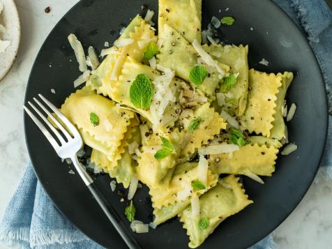 Sweet Pea and Black Pepper Agnolotti