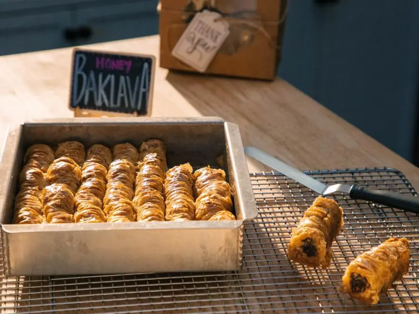 Topanga Honey Baklava as seen on Ace of Taste, Season 1.