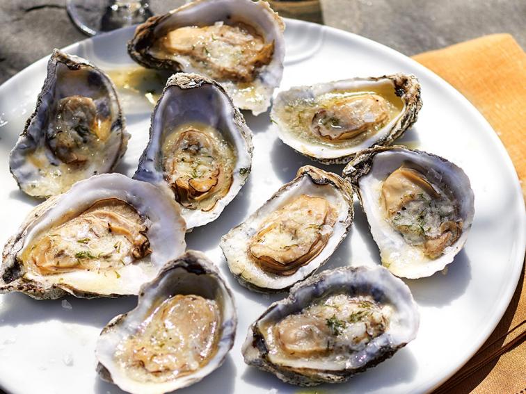 Grilled Oysters with Lemon Dill Butter Recipe Ina Garten Food Network
